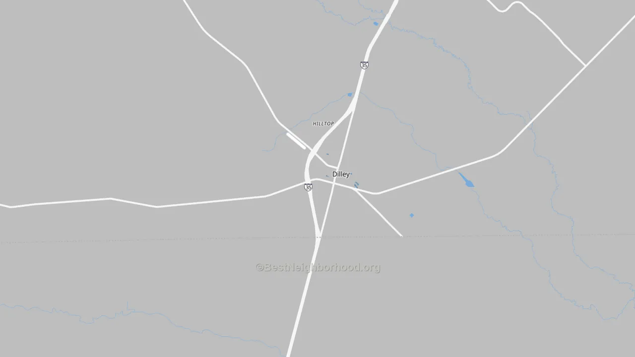 Transit Grade map of Dilley, TX