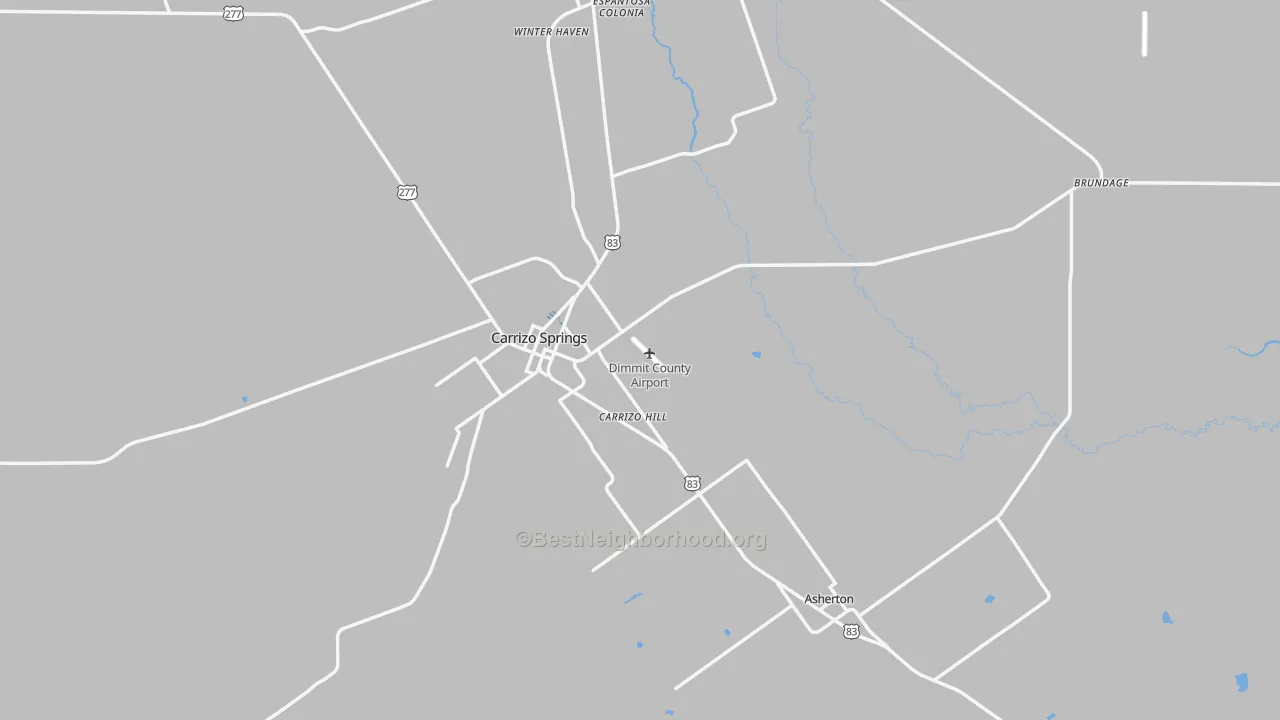 Transit Grade map of Dimmit County, TX