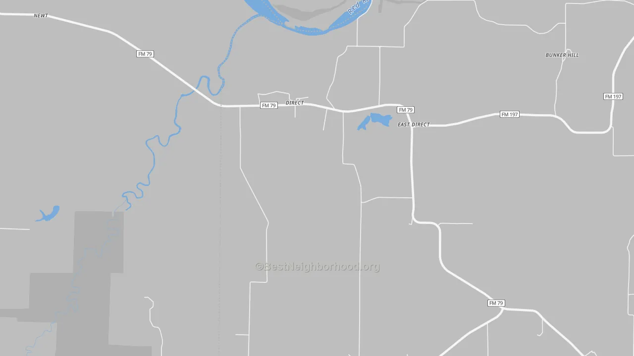 Transit Grade map of Direct, TX