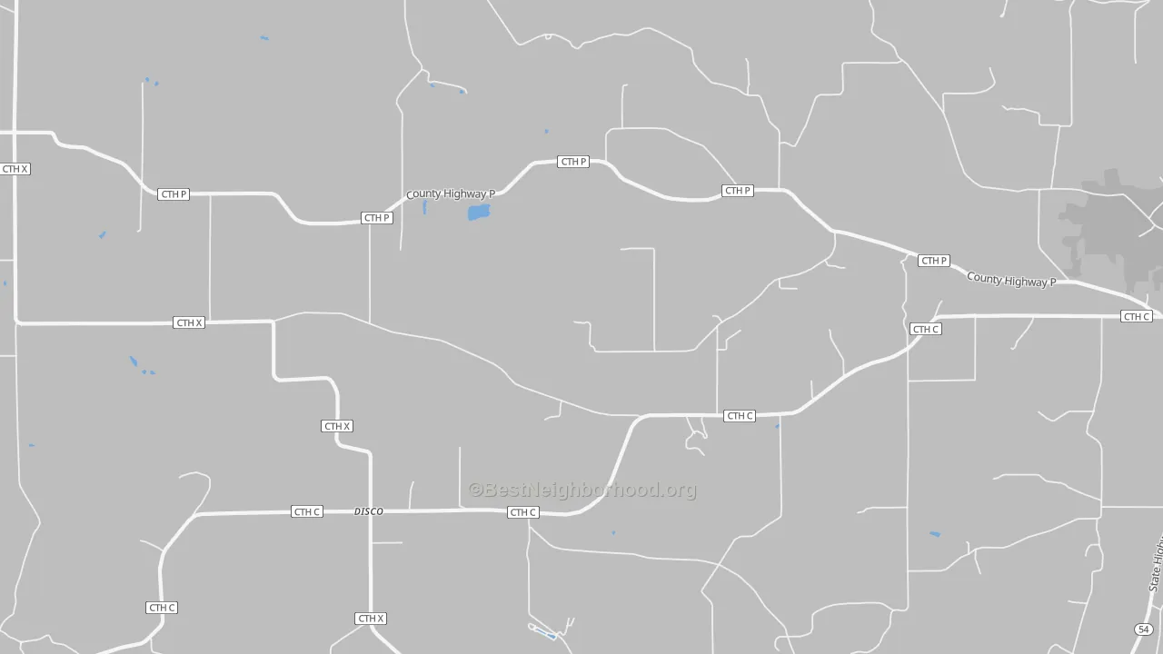 Transit Grade map of Disco, WI
