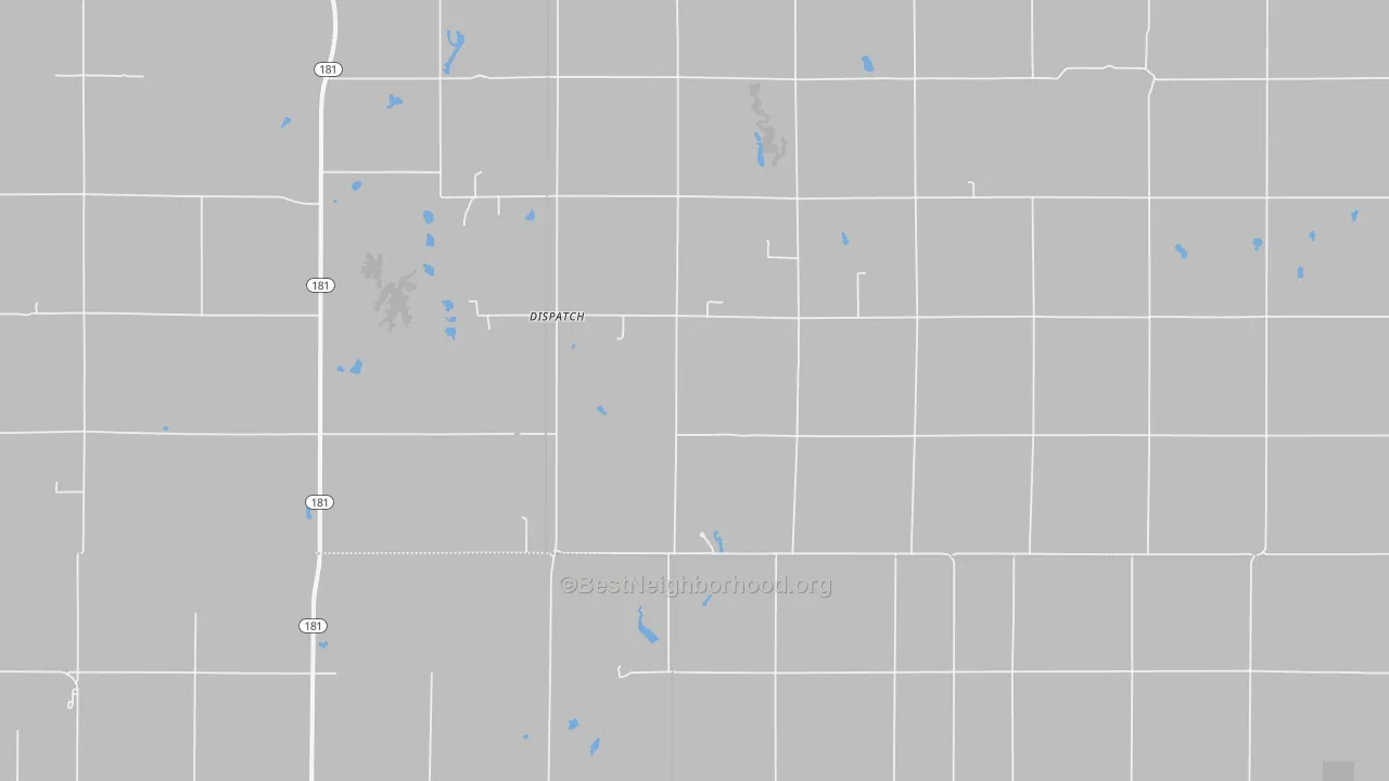 Transit Grade map of Dispatch, KS