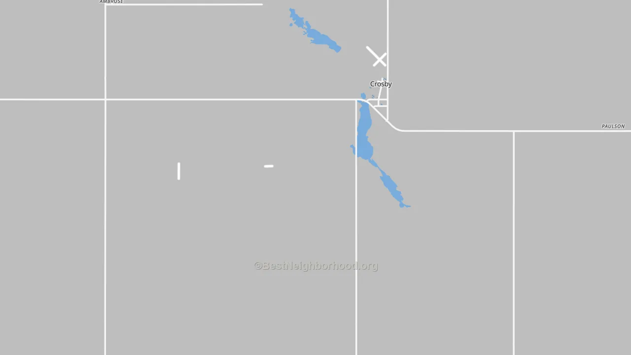 Transit Grade map of Divide County, ND