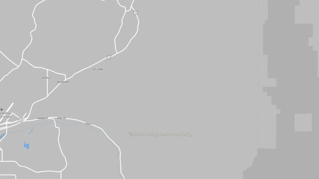 Transit Grade map of Dixie, WA