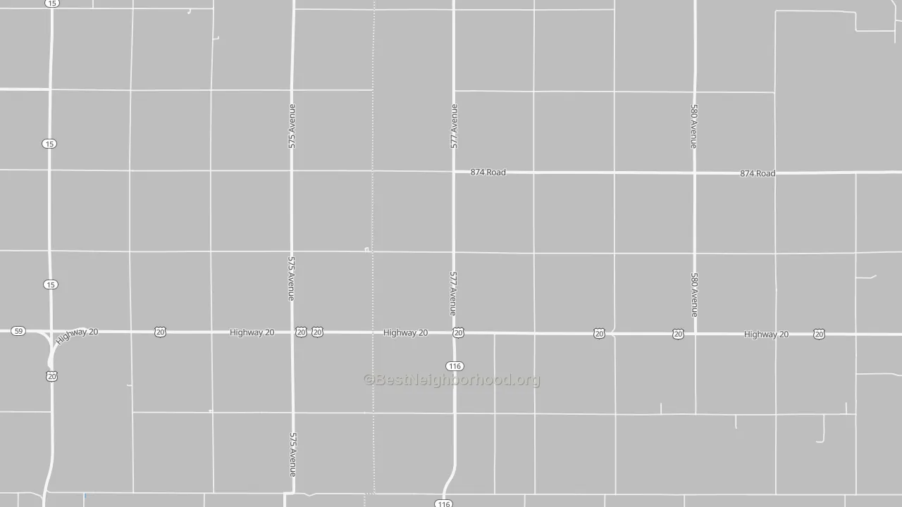 Transit Grade map of Dixon, NE