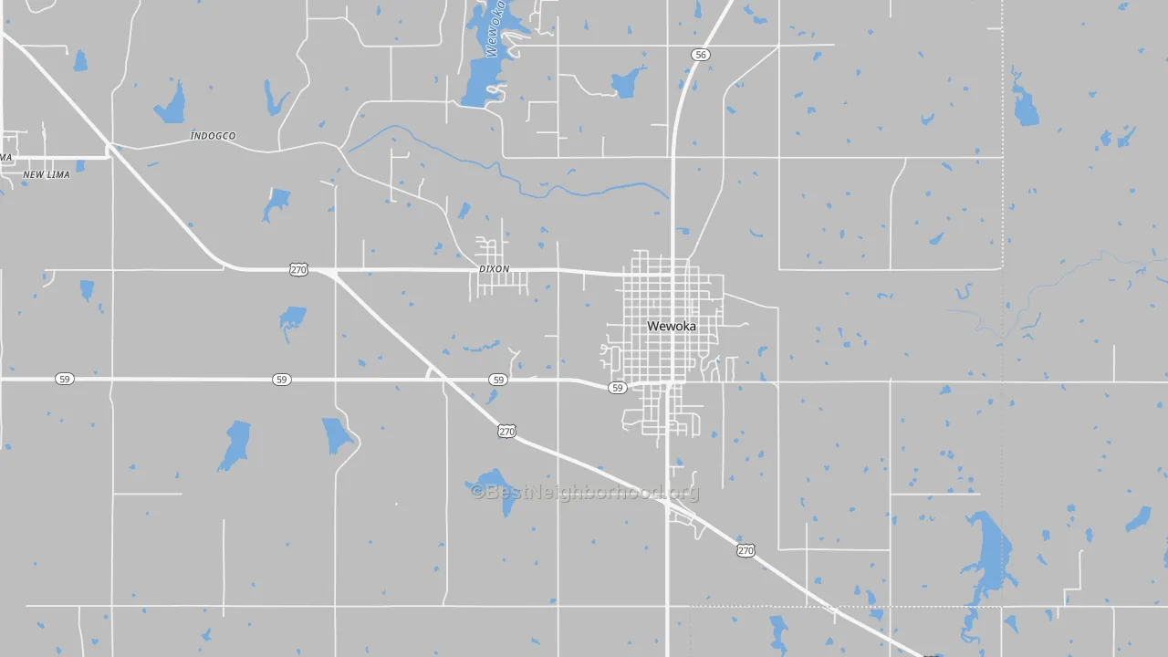 Transit Grade map of Dixon, OK