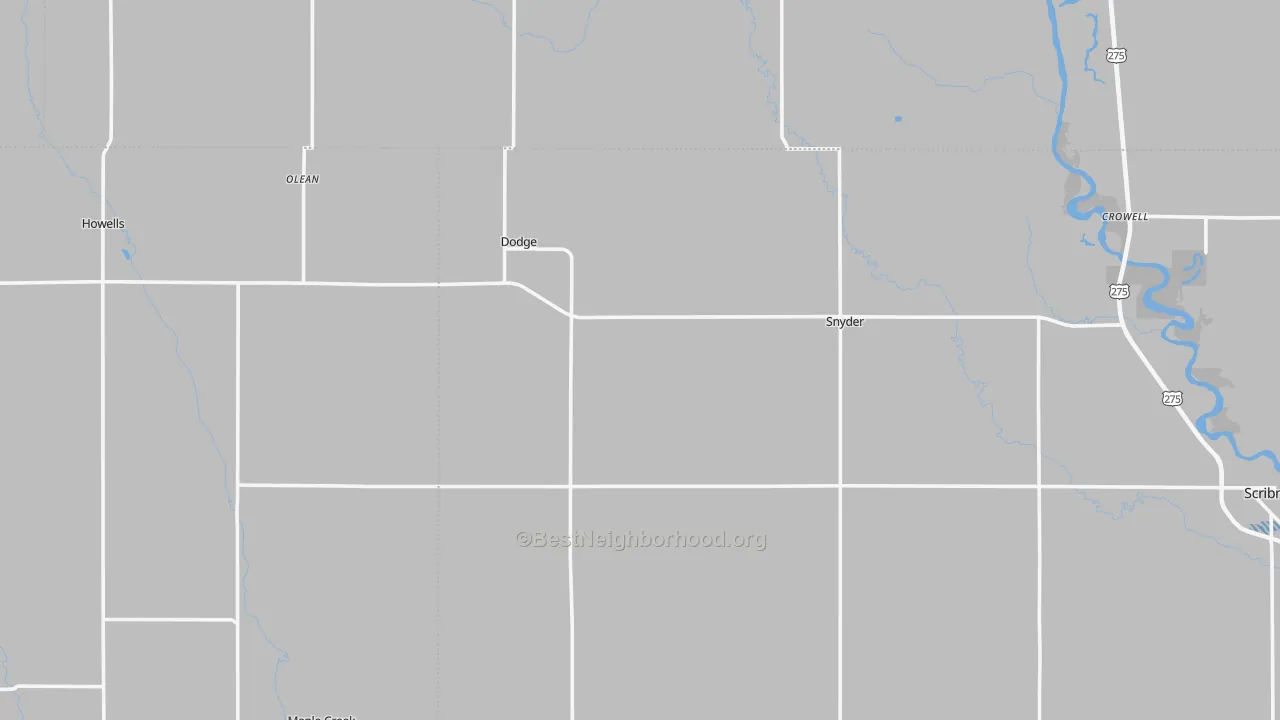 Transit Grade map of Dodge, NE