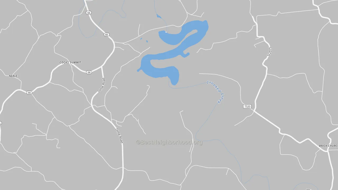Transit Grade map of Dog Town, PA