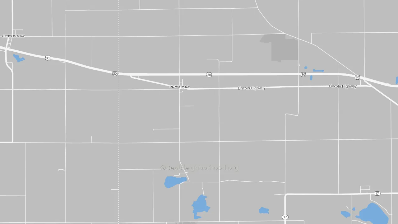 Transit Grade map of Donaldson, IN