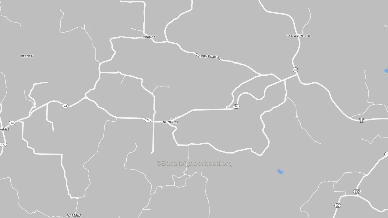 Transit Grade map of Dongola, AR