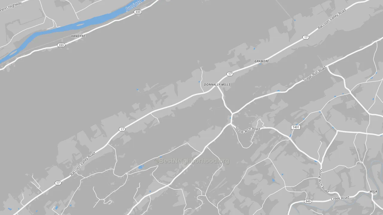 Transit Grade map of Donnally Mills, PA