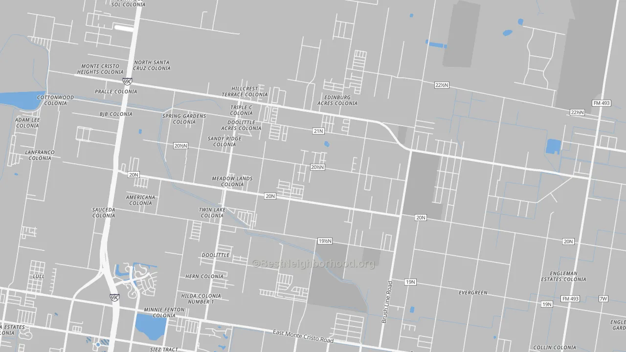 Transit Grade map of Doolittle, TX