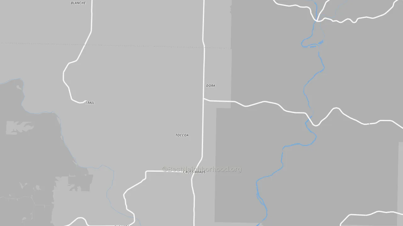 Transit Grade map of Dora, MO