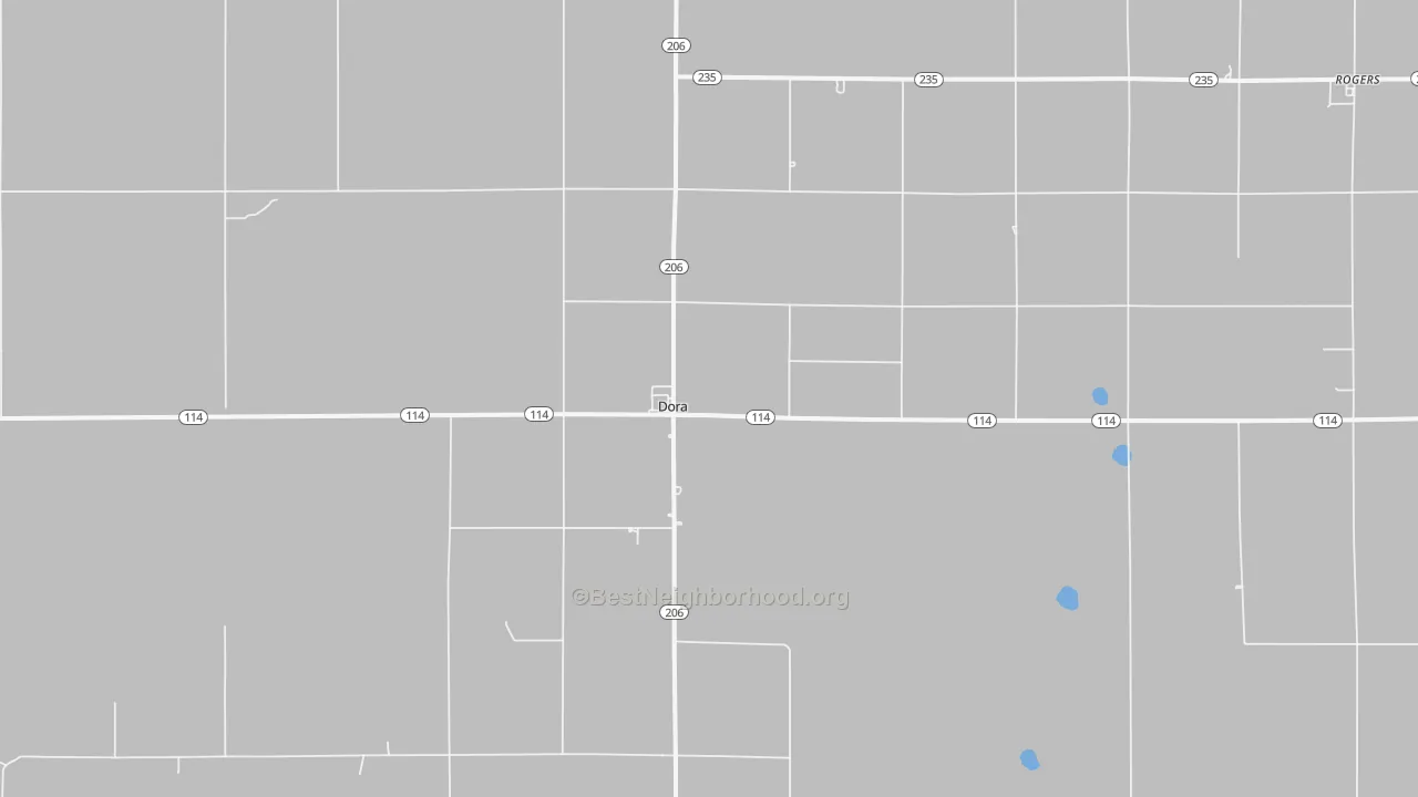 Transit Grade map of Dora, NM