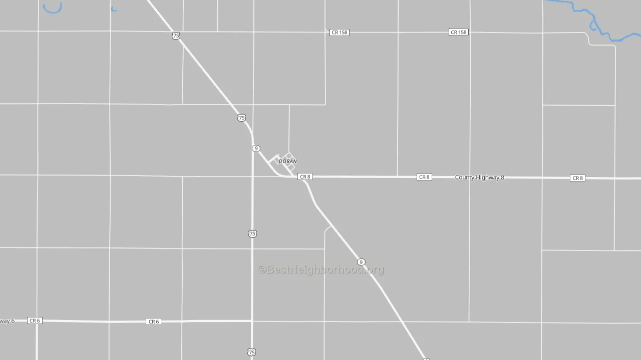 Transit Grade map of Doran, MN