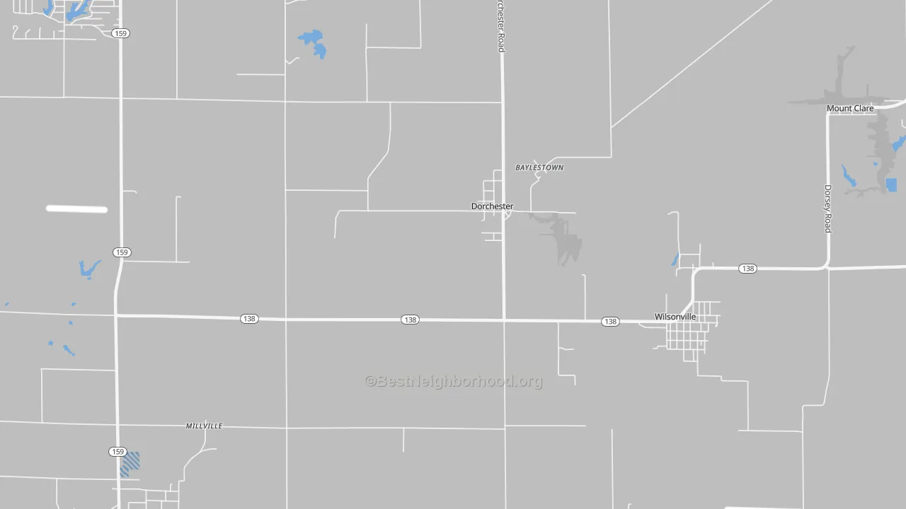 Transit Grade map of Dorchester, IL