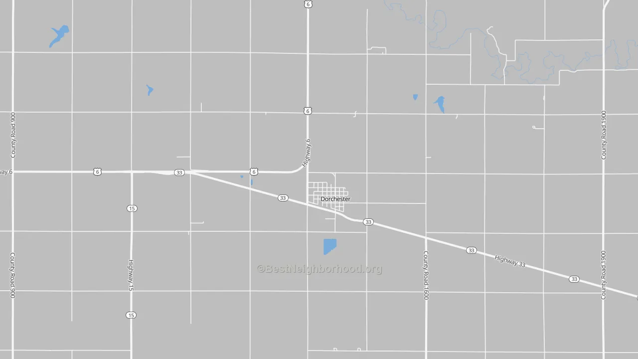Transit Grade map of Dorchester, NE