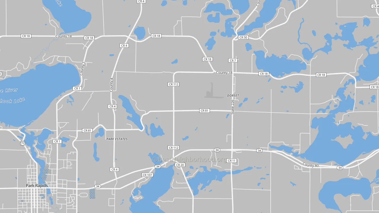 Transit Grade map of Dorset, MN