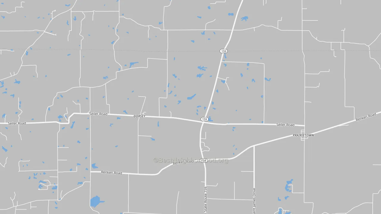 Transit Grade map of Dorsey, IL