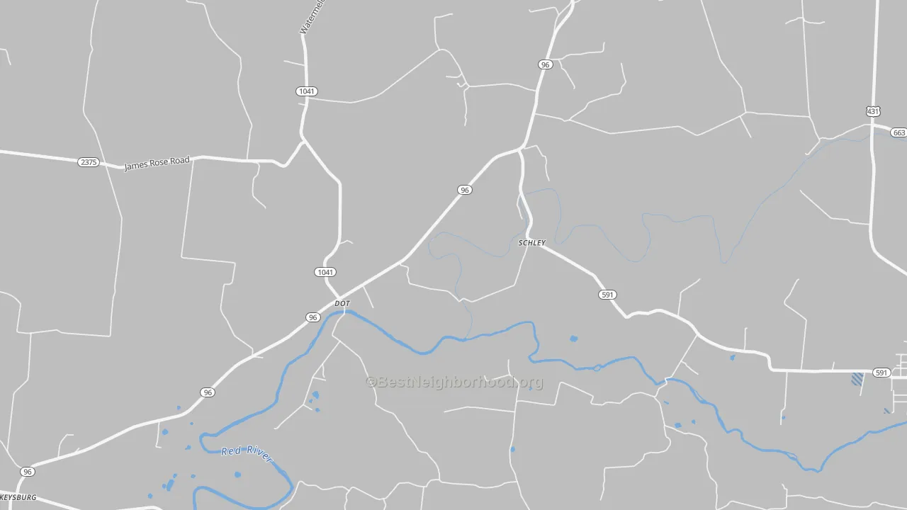 Transit Grade map of Dot, KY