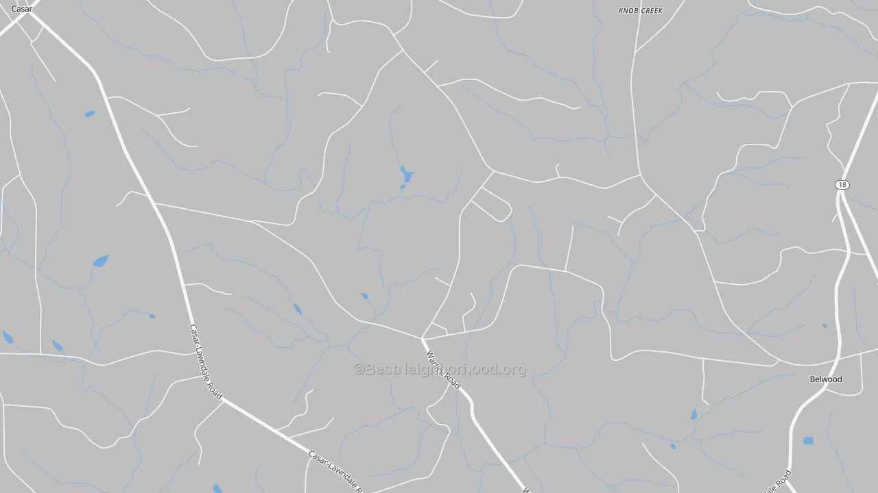Transit Grade map of Double Shoals, NC