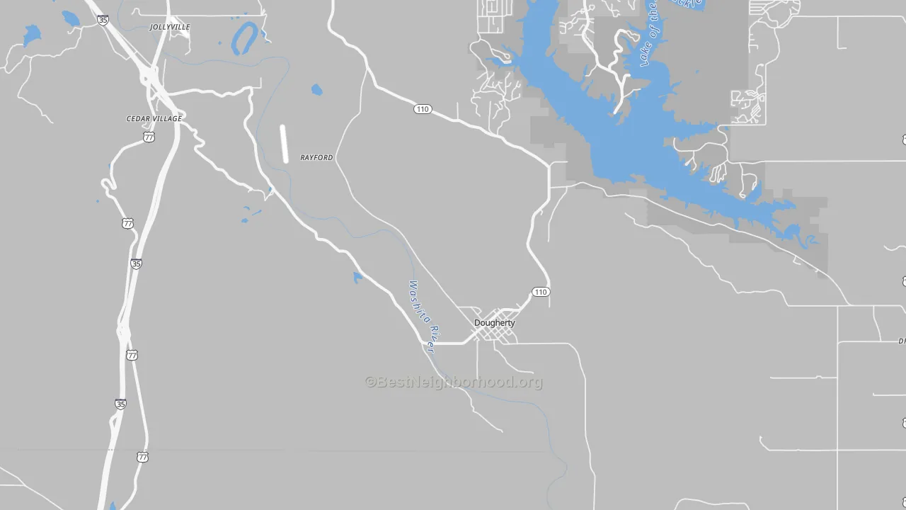 Transit Grade map of Dougherty, OK