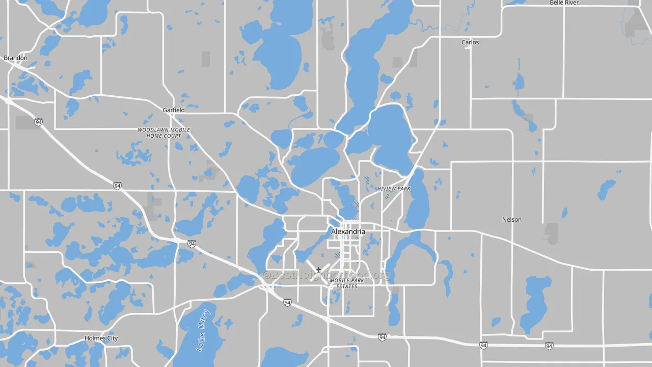 Transit Grade map of Douglas County, MN