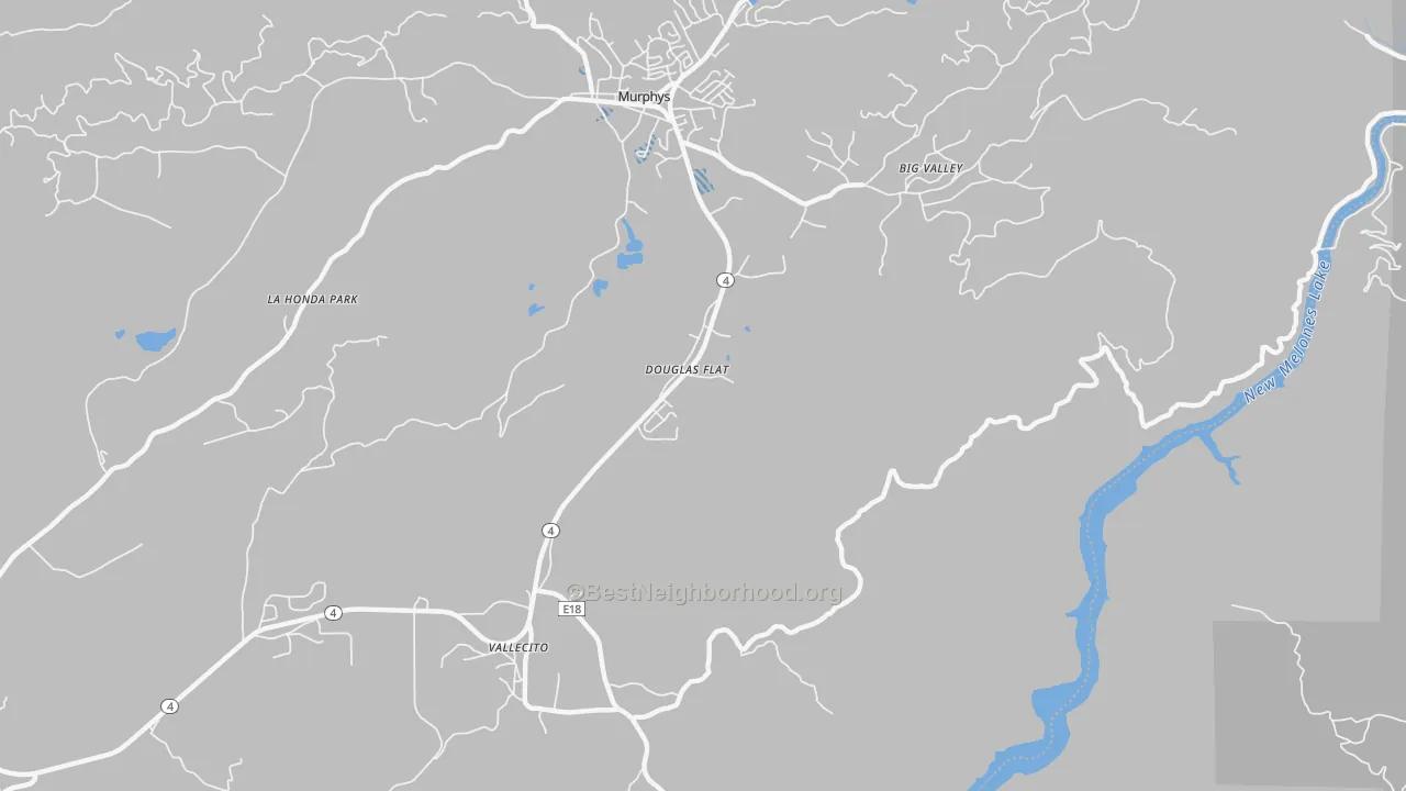 Transit Grade map of Douglas Flat, CA