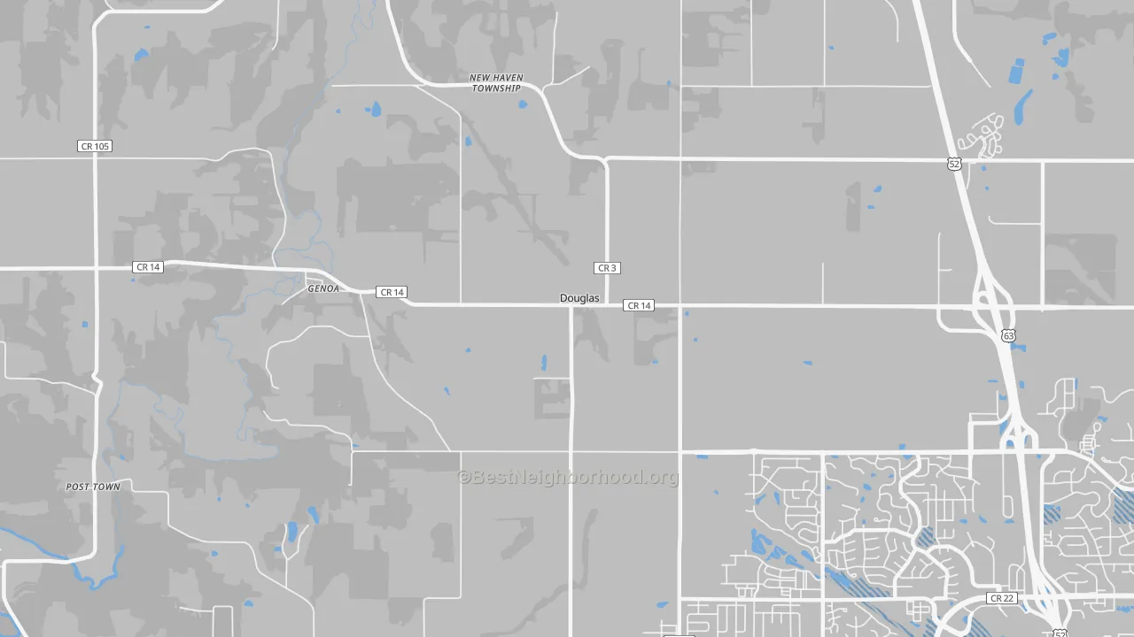 Transit Grade map of Douglas, MN