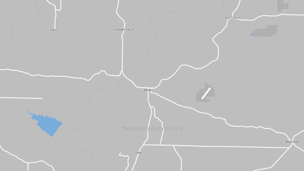 Transit Grade map of Dover, AR