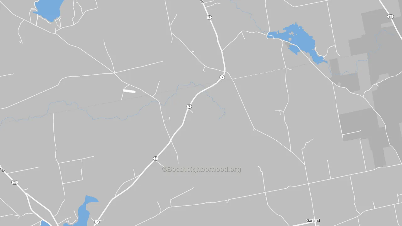 Transit Grade map of Dover South Mills, ME