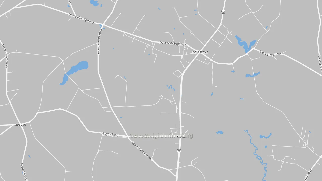 Transit Grade map of Dovesville, SC