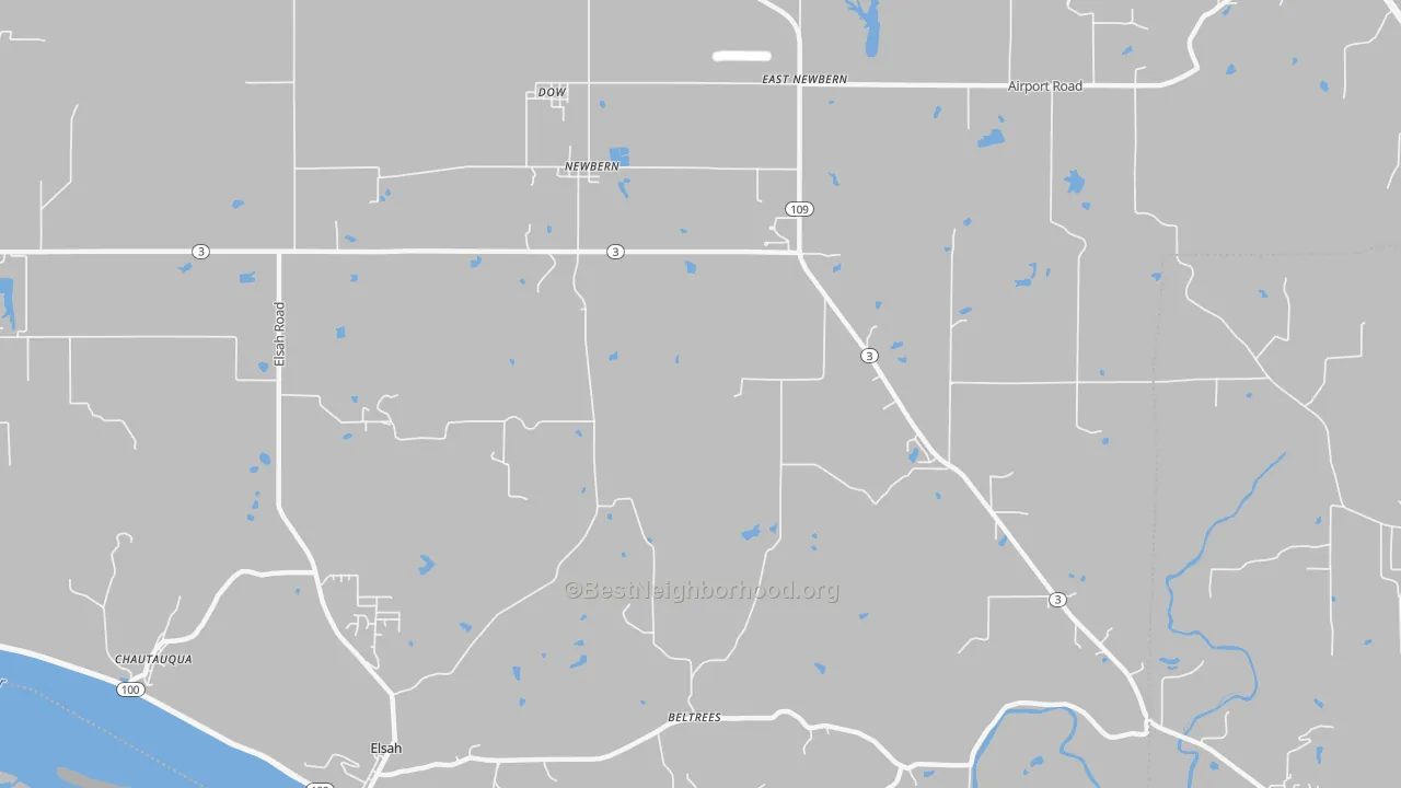 Transit Grade map of Dow, IL