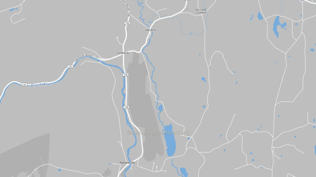 Transit Grade map of Downers, VT