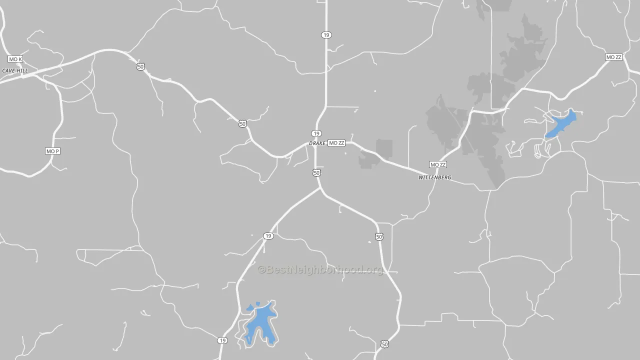 Transit Grade map of Drake, MO