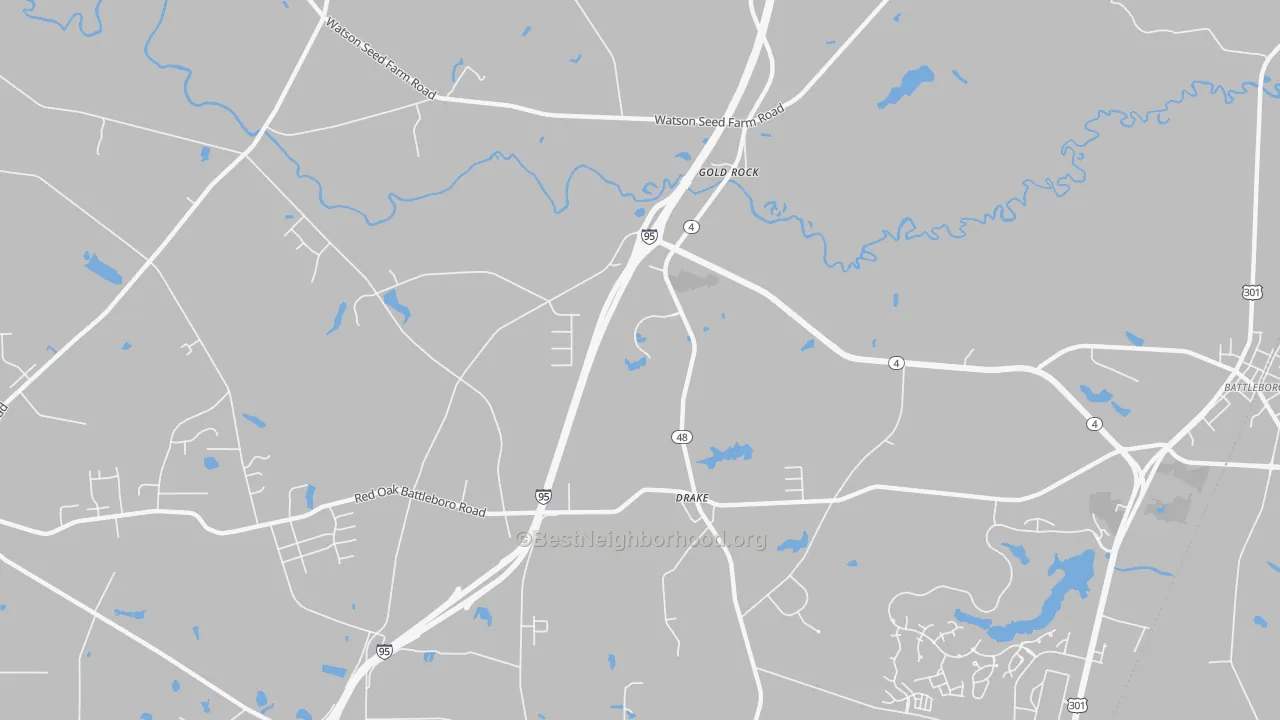 Transit Grade map of Drake, NC
