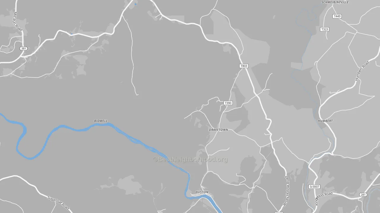 Transit Grade map of Draketown, PA