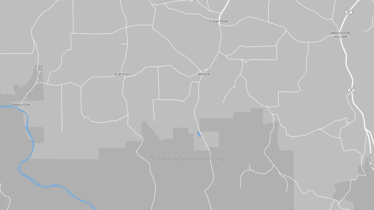 Transit Grade map of Draper, PA