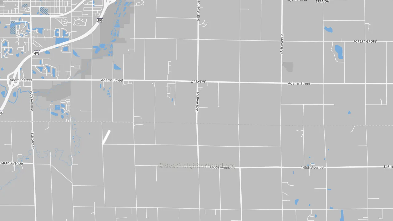 Transit Grade map of Drenthe, MI