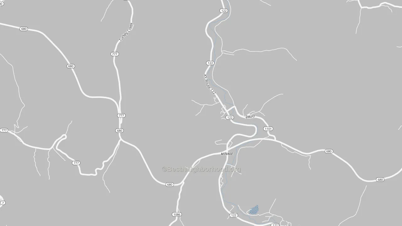 Transit Grade map of Drift, KY
