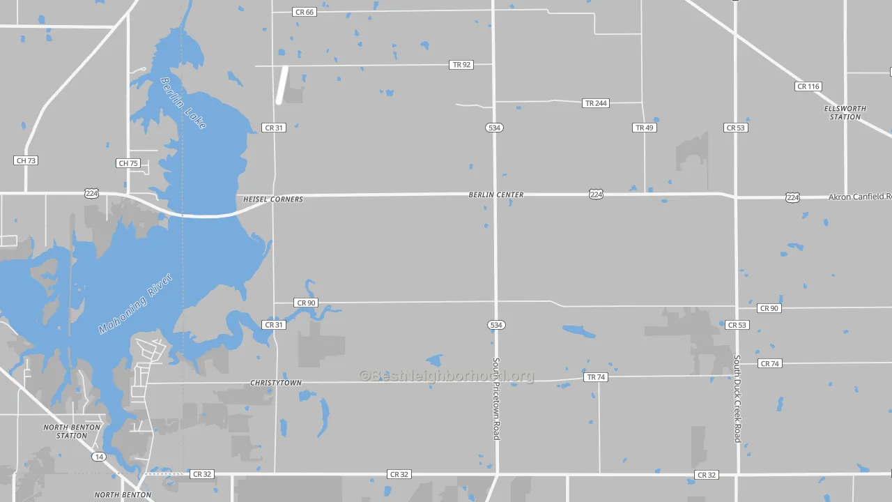 Transit Grade map of Driftwood, OH