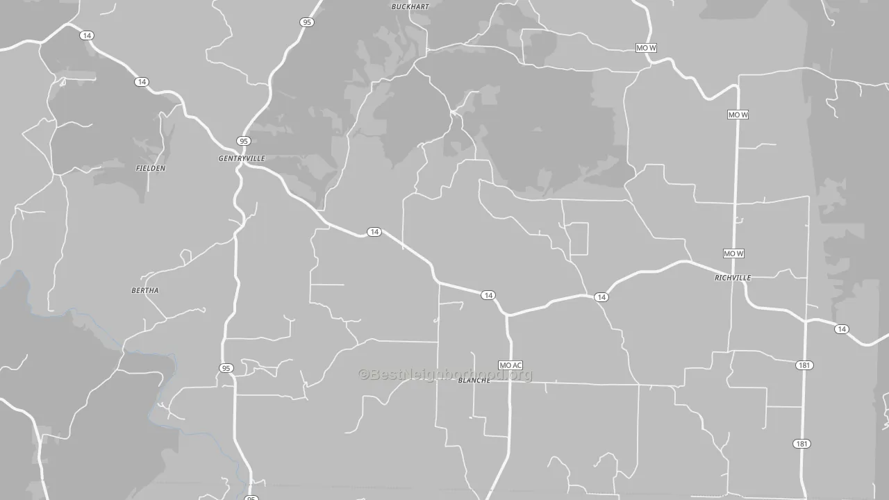 Transit Grade map of Drury, MO