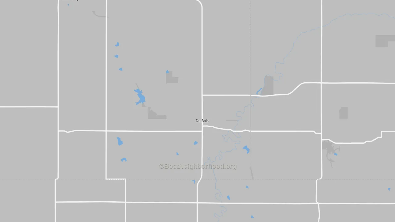 Transit Grade map of Du Bois, NE