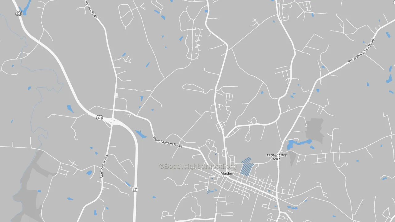 Transit Grade map of Duan, NC