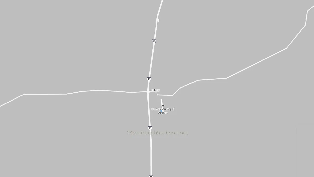 Transit Grade map of Dubois, ID