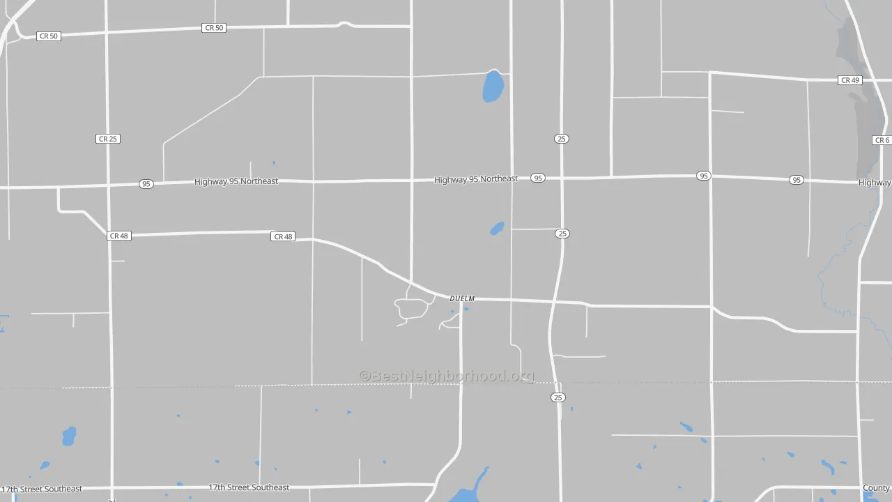 Transit Grade map of Duelm, MN