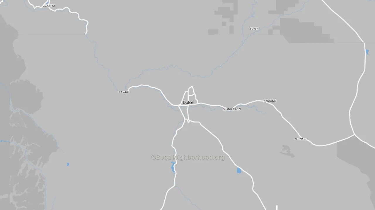 Transit Grade map of Dulce, NM