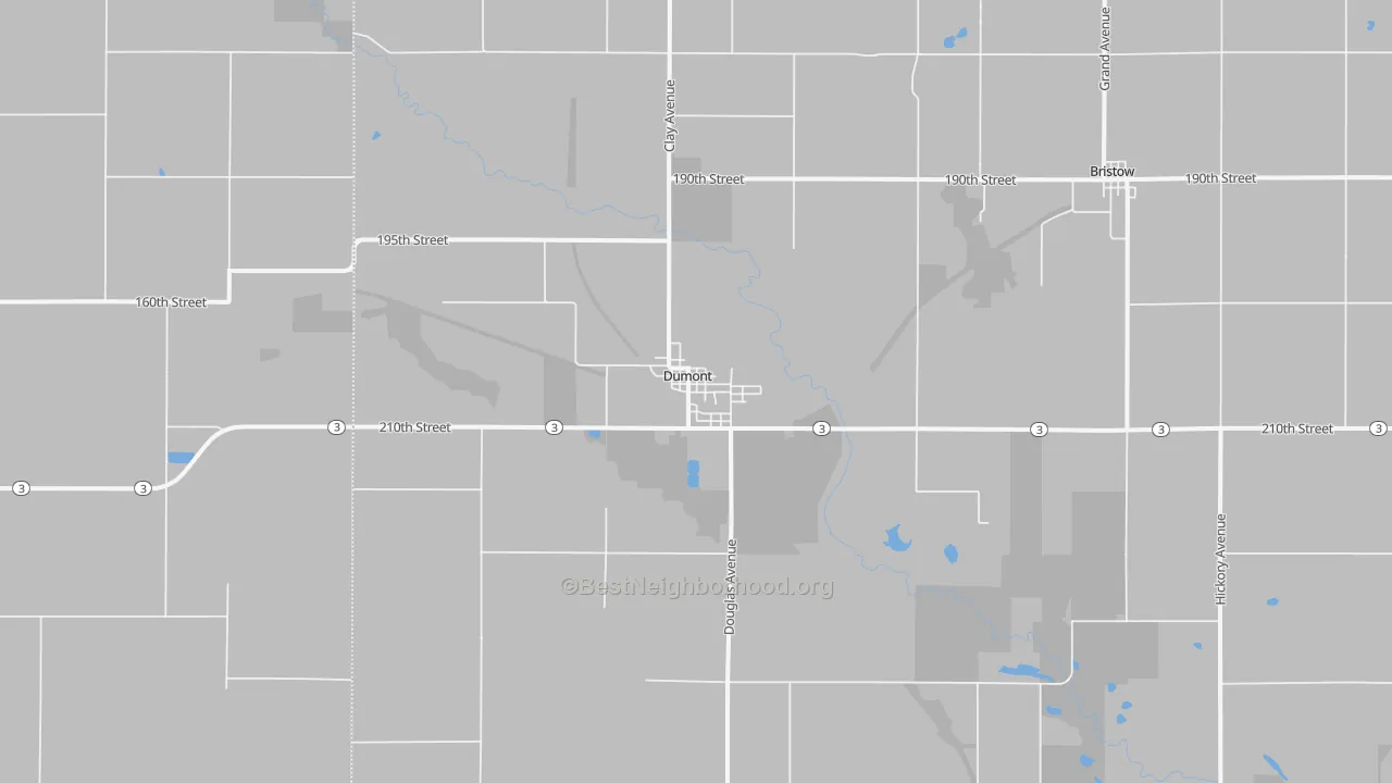 Transit Grade map of Dumont, IA