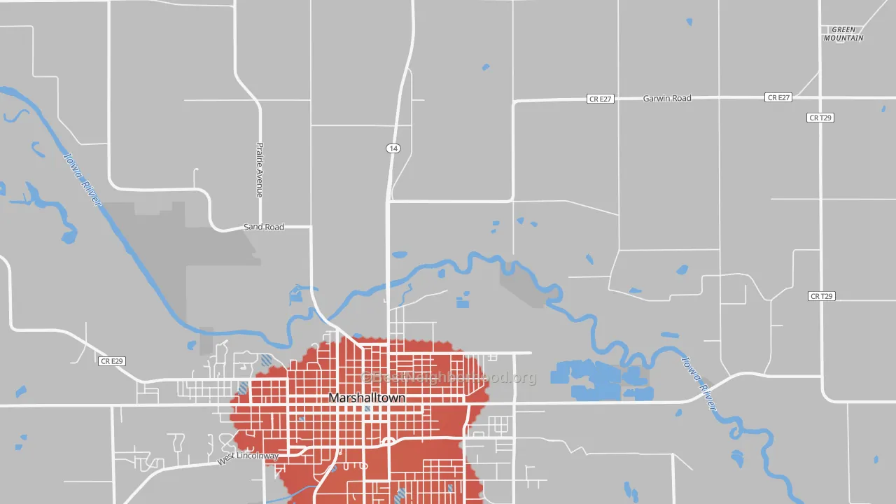 Transit Grade map of Dunbar, IA