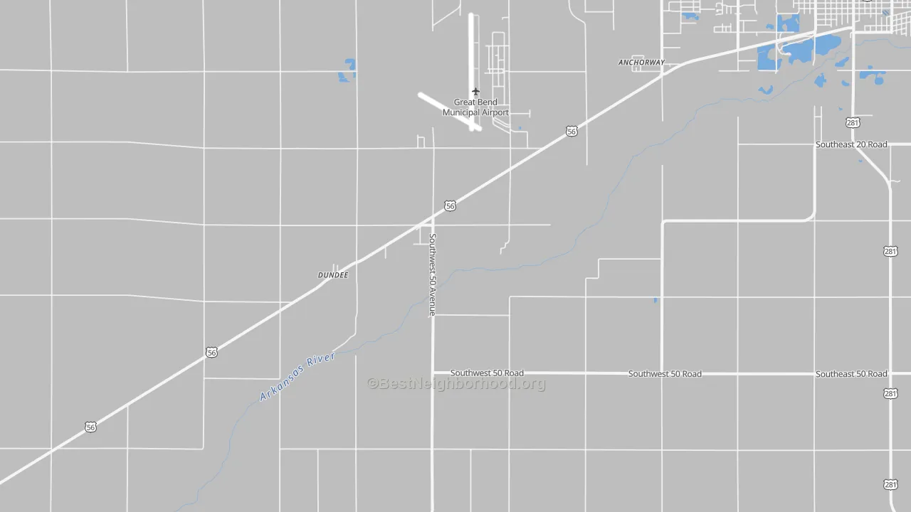 Transit Grade map of Dundee, KS