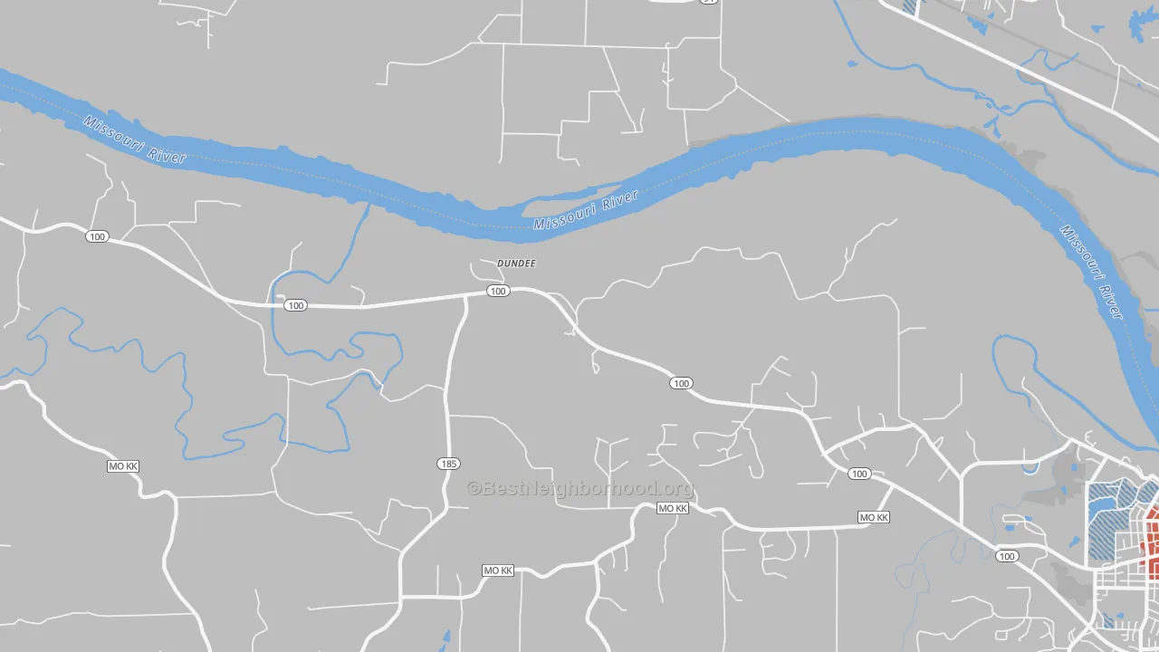 Transit Grade map of Dundee, MO